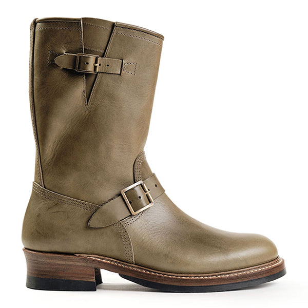 WABASH ENGINEER BOOTS / BADALASSI CARLO LEATHER / GRIGIO