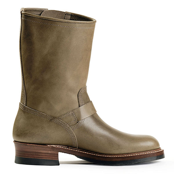 WABASH ENGINEER BOOTS / BADALASSI CARLO LEATHER / GRIGIO