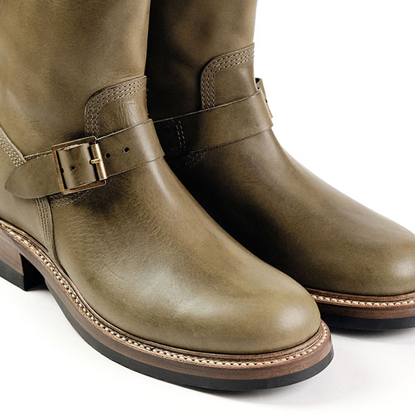 WABASH ENGINEER BOOTS / BADALASSI CARLO LEATHER / GRIGIO