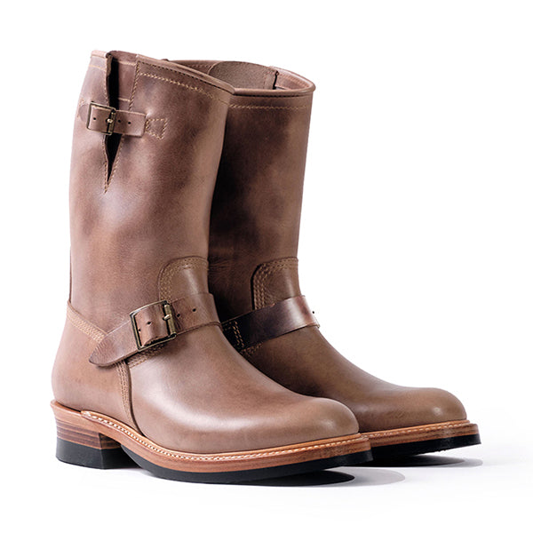 WABASH ENGINEER BOOTS / HORWEEN LEATHER CXL / NATURAL — SPEEDWAY
