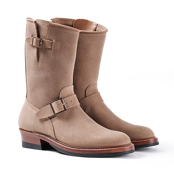 WABASH ENGINEER BOOTS / HORWEEN LEATHER CXL / NATURAL ROUGHOUT