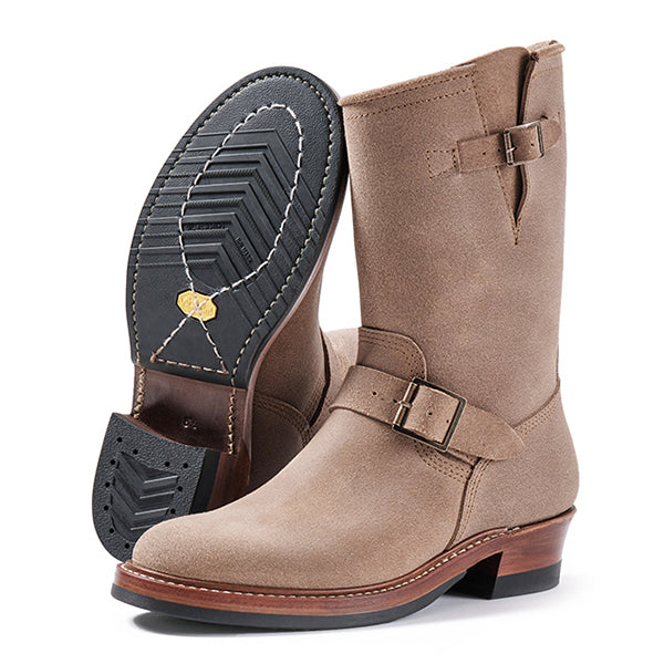 WABASH ENGINEER BOOTS / HORWEEN LEATHER CXL / NATURAL ROUGHOUT