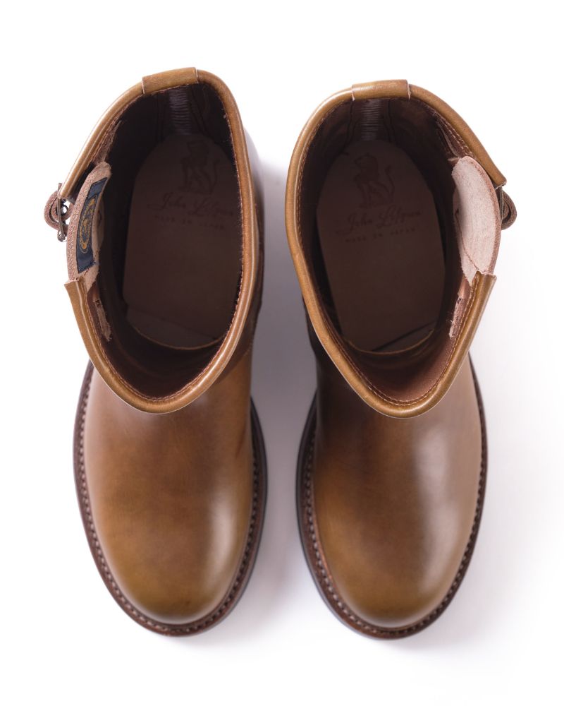 PRE-ORDER 2026 / CHRISTMAS 2026 LIMITED EDITION / WABASH ENGINEER BOOTS / HORWEEN LEATHER CXL / NATURAL ROUGHOUT × DARK OLIVE