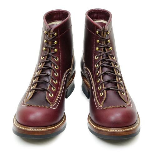 PRE-ORDER 2024 / DONKEY PUNCHER BOOTS / HORWEEN LEATHER CXL / BURGUNDY