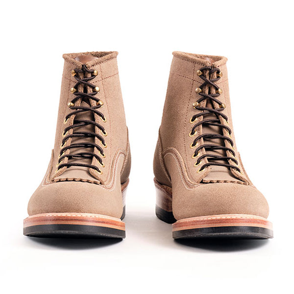 DONKEY PUNCHER BOOTS / HORWEEN LEATHER CXL / NATURAL ROUGHOUT