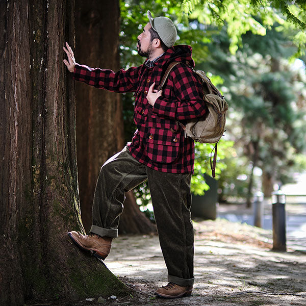 DONKEY PUNCHER BOOTS / HORWEEN LEATHER CXL / NATURAL ROUGHOUT