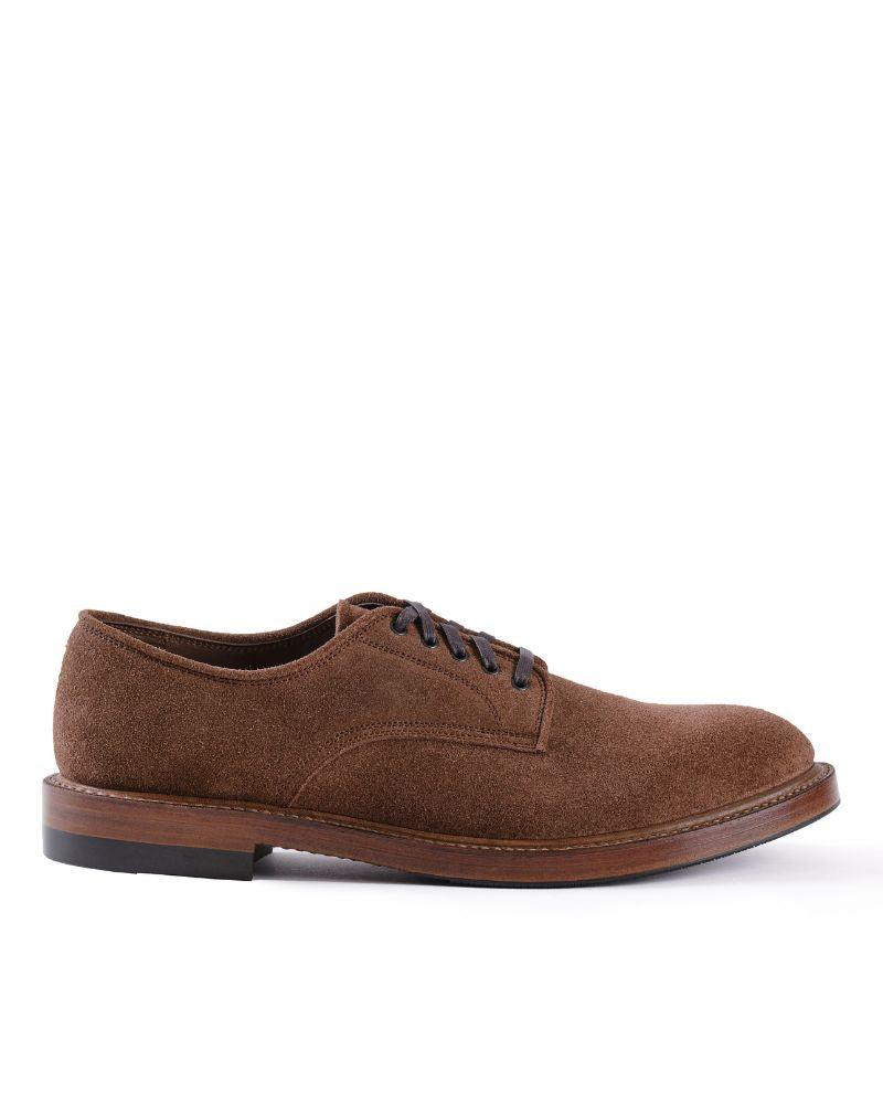 PRE-ORDER 2026 / WAYFARER DERBY SHOES / JAPANESE SUEDE / SADDLE BROWN