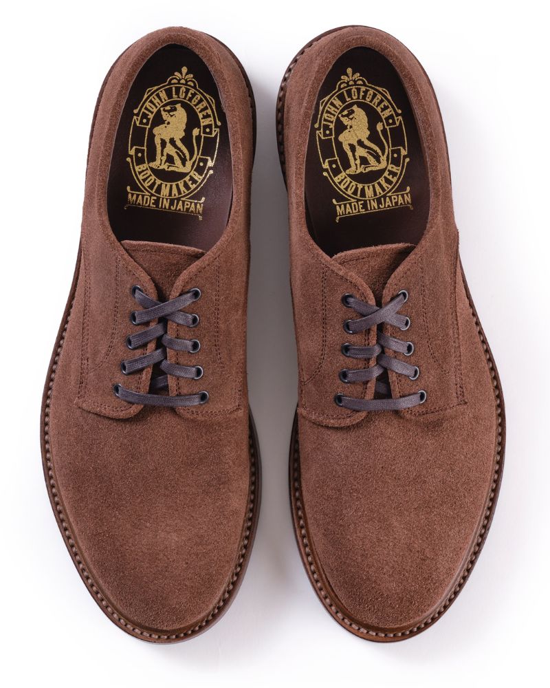 PRE-ORDER 2026 / WAYFARER DERBY SHOES / JAPANESE SUEDE / SADDLE BROWN