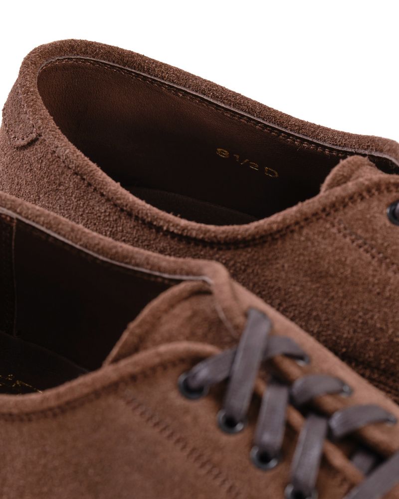 PRE-ORDER 2026 / WAYFARER DERBY SHOES / JAPANESE SUEDE / SADDLE BROWN