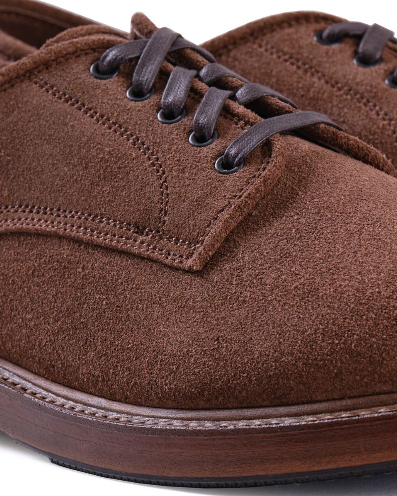 PRE-ORDER 2026 / WAYFARER DERBY SHOES / JAPANESE SUEDE / SADDLE BROWN