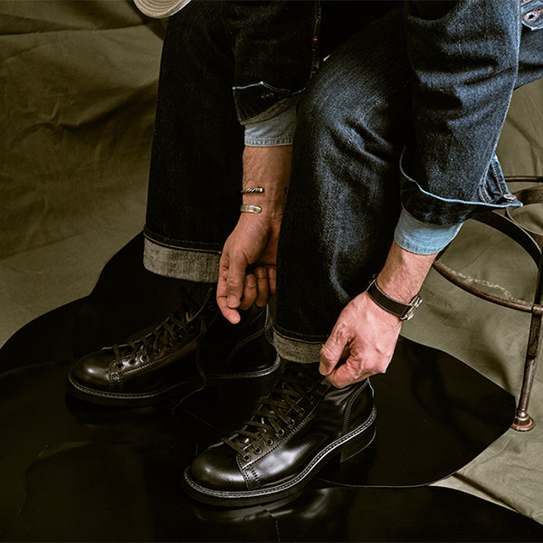 CHRISTMAS 2025 BLACK OPS MONKEY BOOTS / SHINKI HIKAKU SHELL CORDOVAN