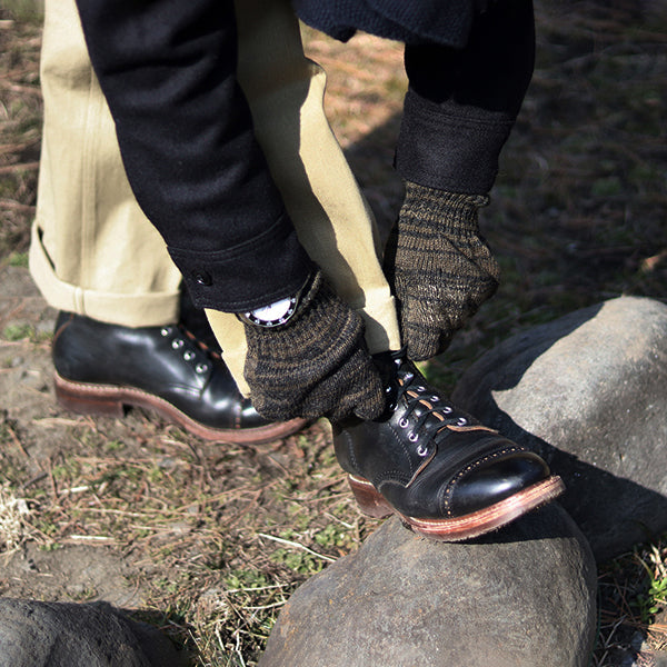 COMBAT BOOTS / HORWEEN LEATHER CXL / BLACK