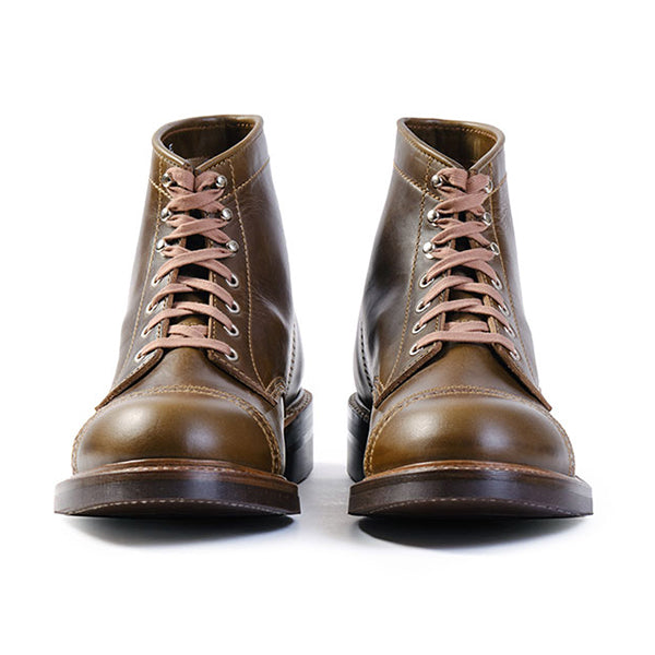 COMBAT BOOTS / HORWEEN LEATHER CXL / DARK OLIVE — SPEEDWAY