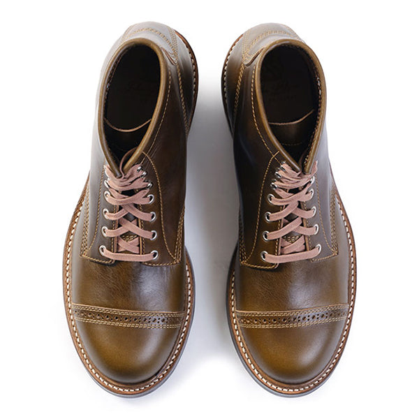 COMBAT BOOTS / HORWEEN LEATHER CXL / DARK OLIVE