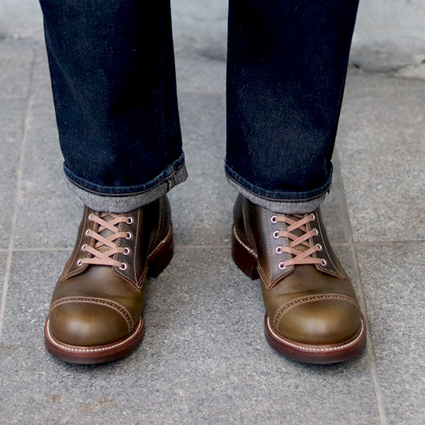 COMBAT BOOTS / HORWEEN LEATHER CXL / DARK OLIVE