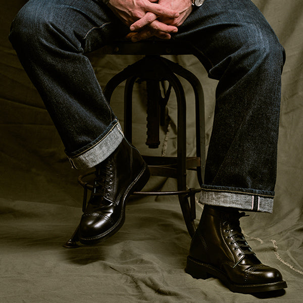 CHRISTMAS 2025 BLACK OPS COMBAT BOOTS / SHINKI HIKAKU SHELL CORDOVAN