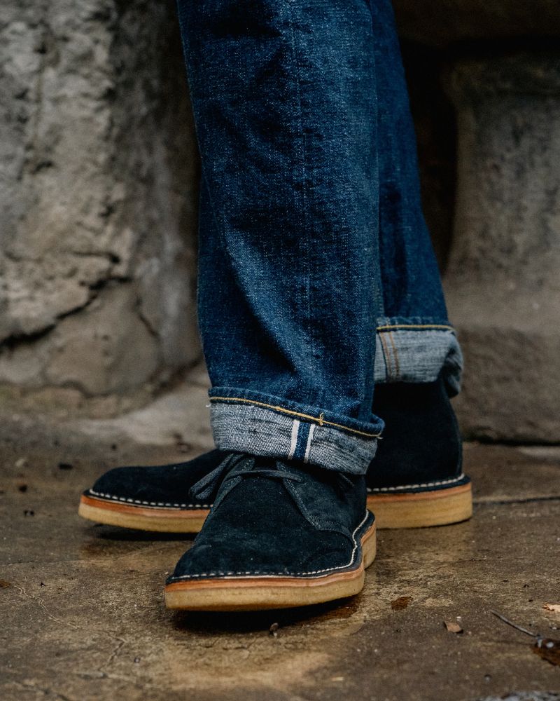 MILITARY DESERT BOOTS / JAPANESE SUEDE / BLACK