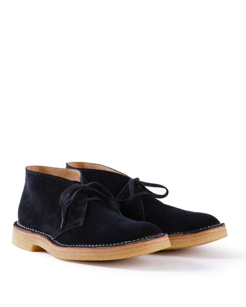 MILITARY DESERT BOOTS / JAPANESE SUEDE / BLACK