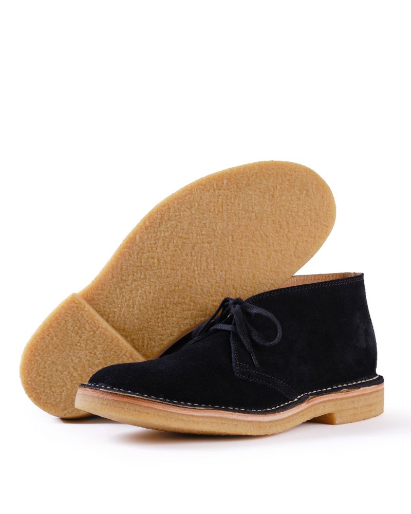 MILITARY DESERT BOOTS / JAPANESE SUEDE / BLACK