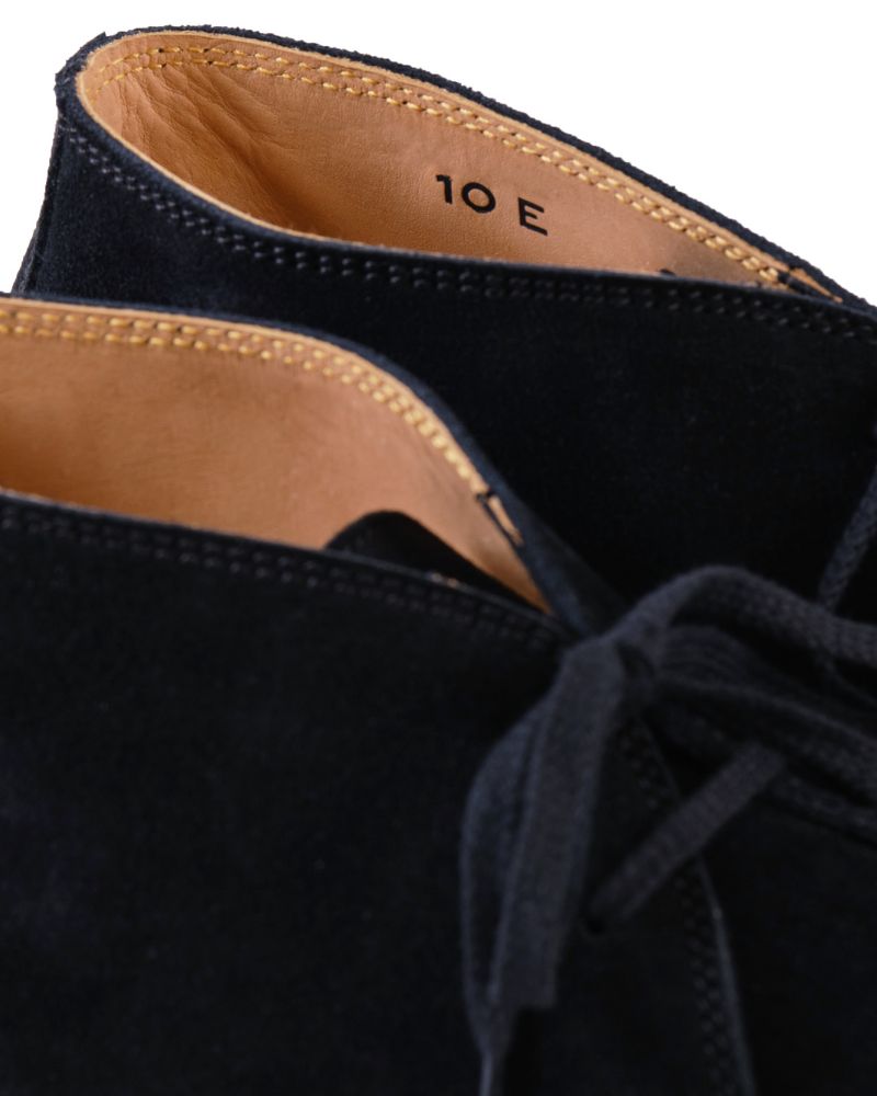 MILITARY DESERT BOOTS / JAPANESE SUEDE / BLACK