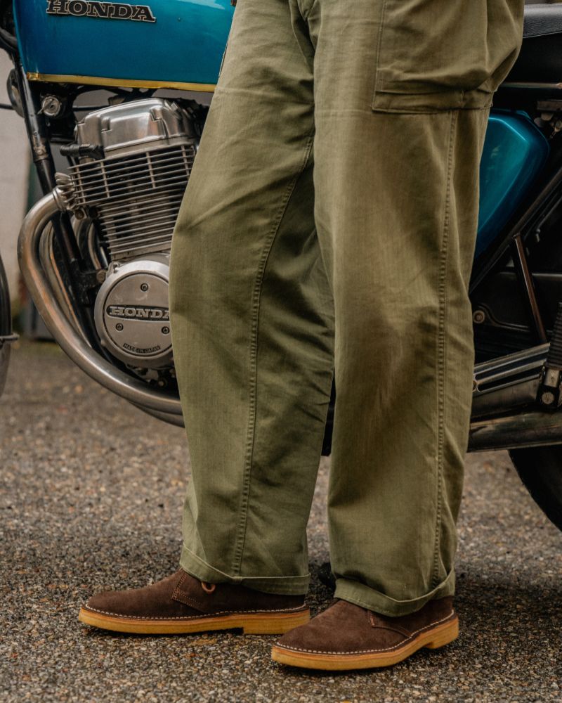 MILITARY DESERT BOOTS / JAPANESE SUEDE / DARK BROWN