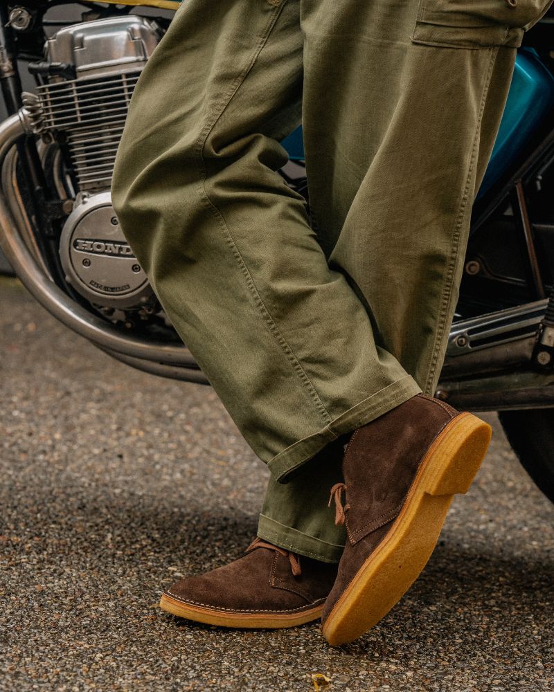 MILITARY DESERT BOOTS / JAPANESE SUEDE / DARK BROWN