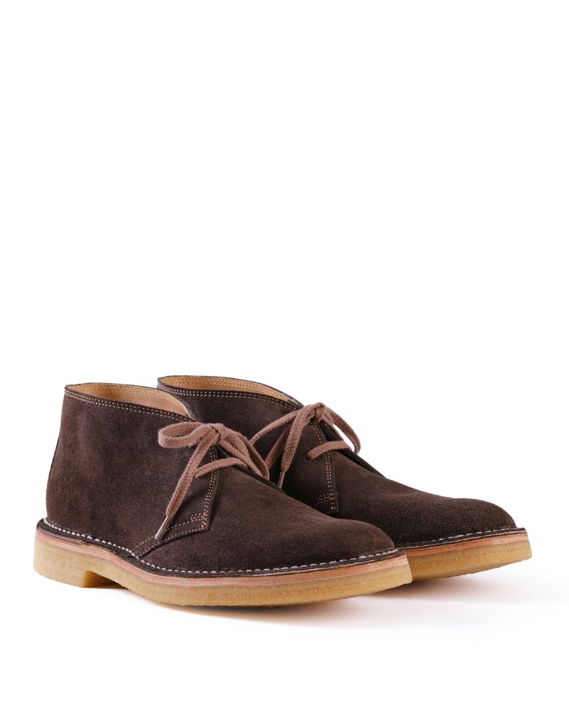 MILITARY DESERT BOOTS / JAPANESE SUEDE / DARK BROWN