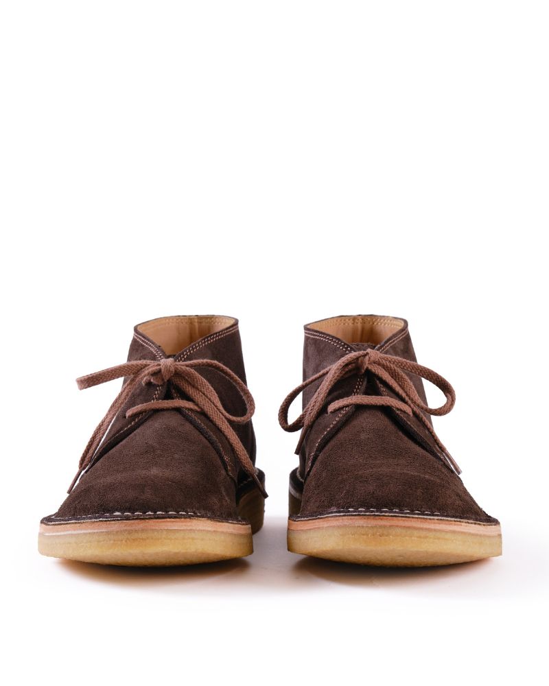 MILITARY DESERT BOOTS / JAPANESE SUEDE / DARK BROWN