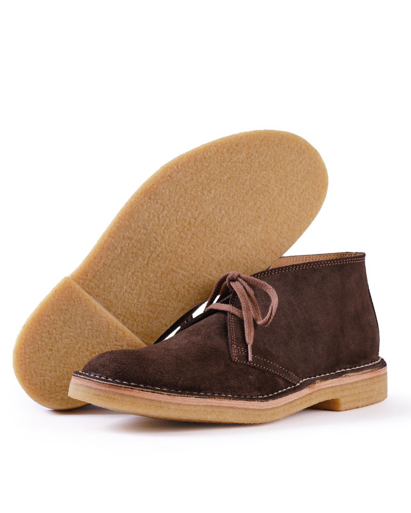 MILITARY DESERT BOOTS / JAPANESE SUEDE / DARK BROWN