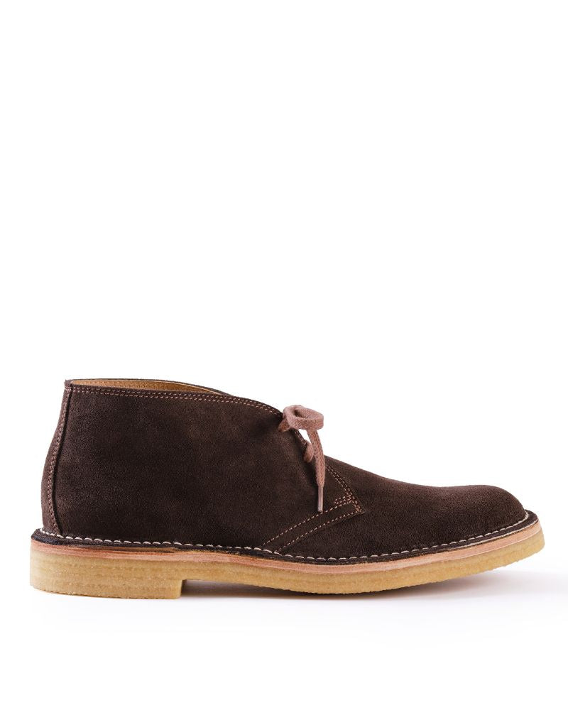 MILITARY DESERT BOOTS / JAPANESE SUEDE / DARK BROWN