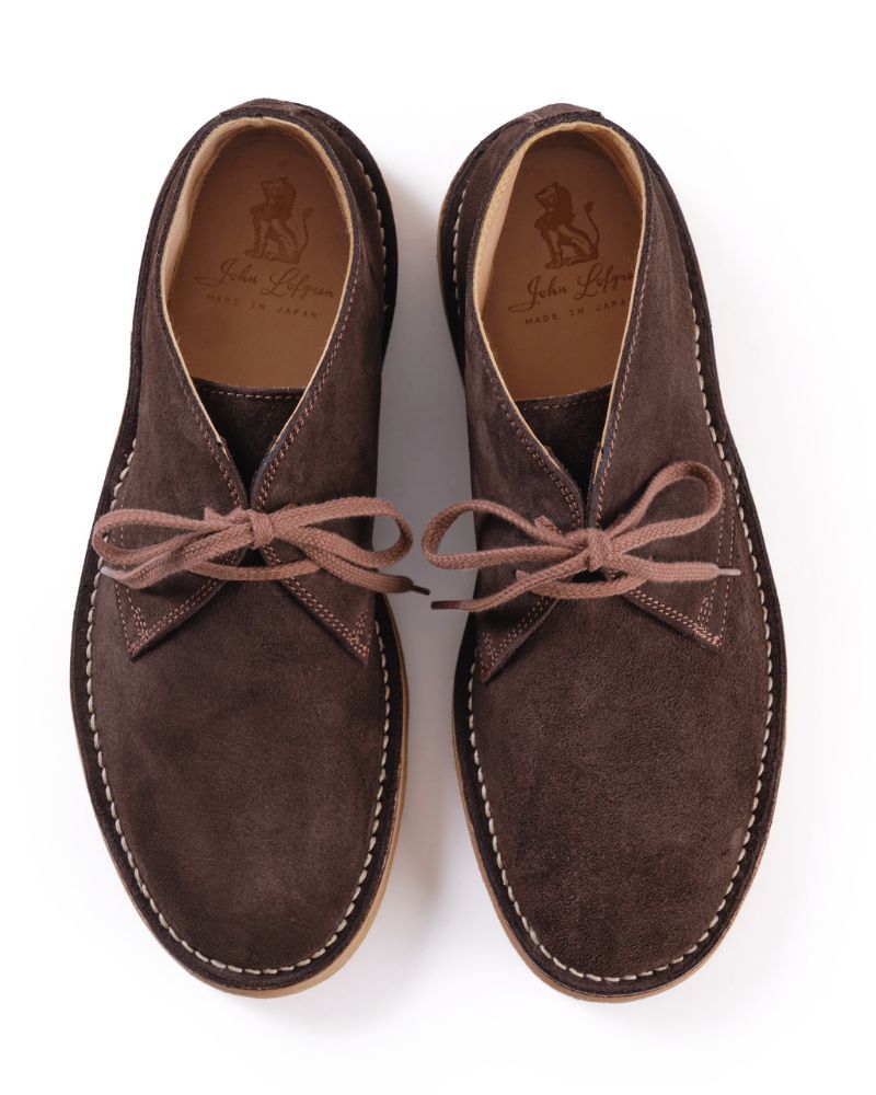 MILITARY DESERT BOOTS / JAPANESE SUEDE / DARK BROWN