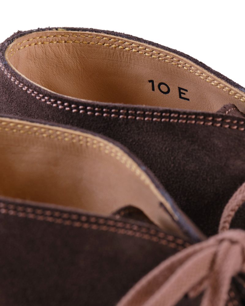 MILITARY DESERT BOOTS / JAPANESE SUEDE / DARK BROWN