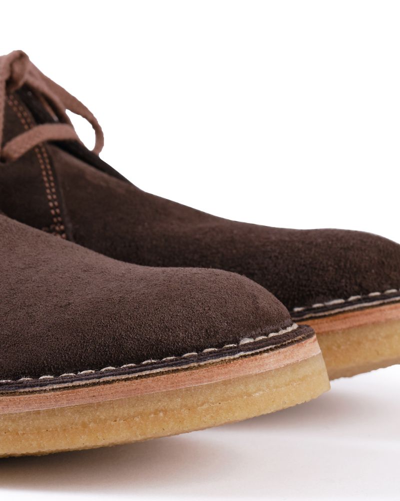 MILITARY DESERT BOOTS / JAPANESE SUEDE / DARK BROWN