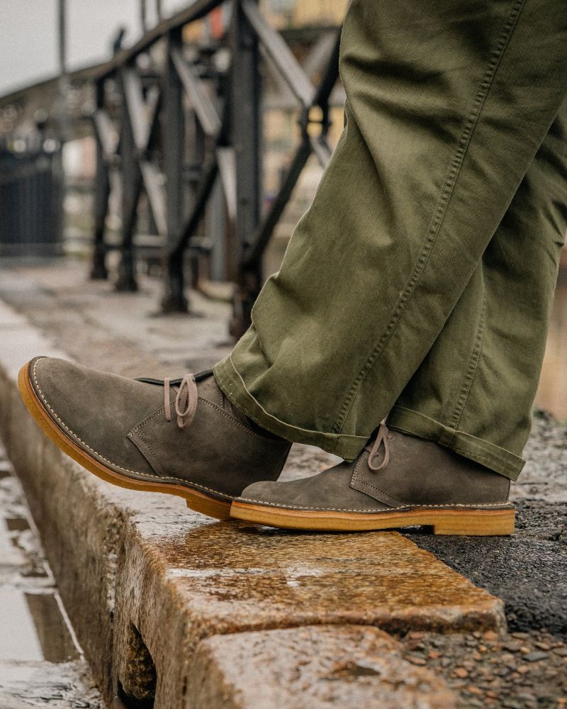 MILITARY DESERT BOOTS / JAPANESE SUEDE / GRAY