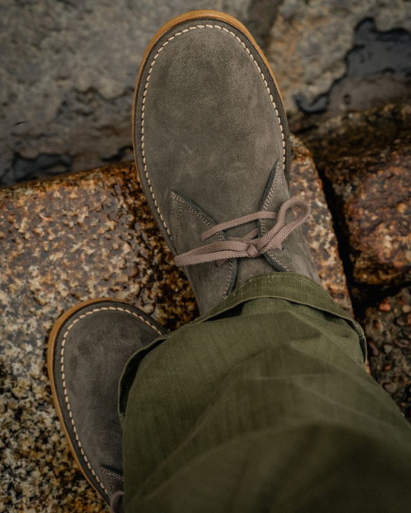 MILITARY DESERT BOOTS / JAPANESE SUEDE / GRAY