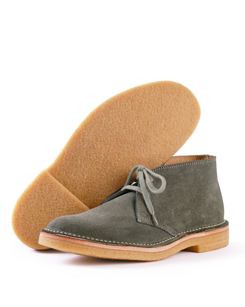 MILITARY DESERT BOOTS / JAPANESE SUEDE / GRAY