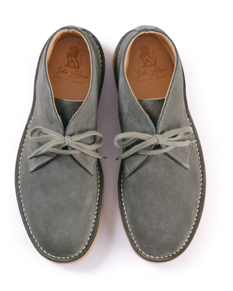 MILITARY DESERT BOOTS / JAPANESE SUEDE / GRAY