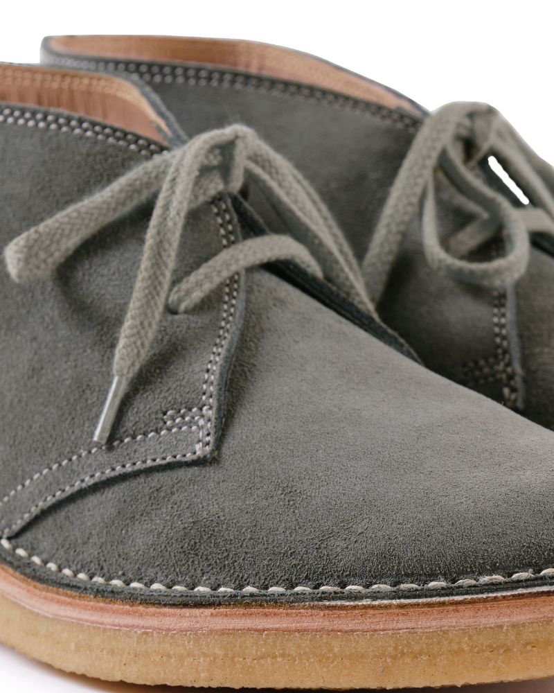 MILITARY DESERT BOOTS / JAPANESE SUEDE / GRAY