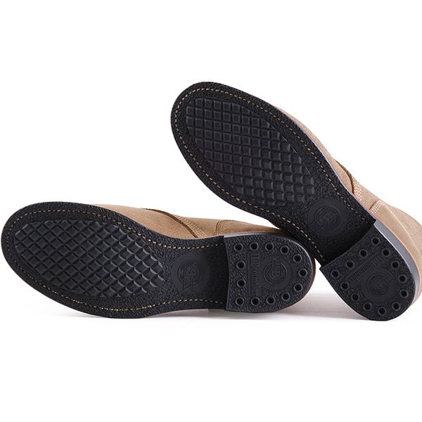 US NAVY N-1 FIELD SHOES BOONDOCKERS / HORWEEN CXL / NATURAL ROUGHOUT