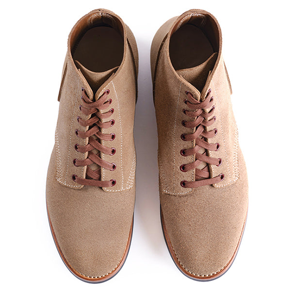 US NAVY N-1 FIELD SHOES BOONDOCKERS / HORWEEN CXL / NATURAL ROUGHOUT