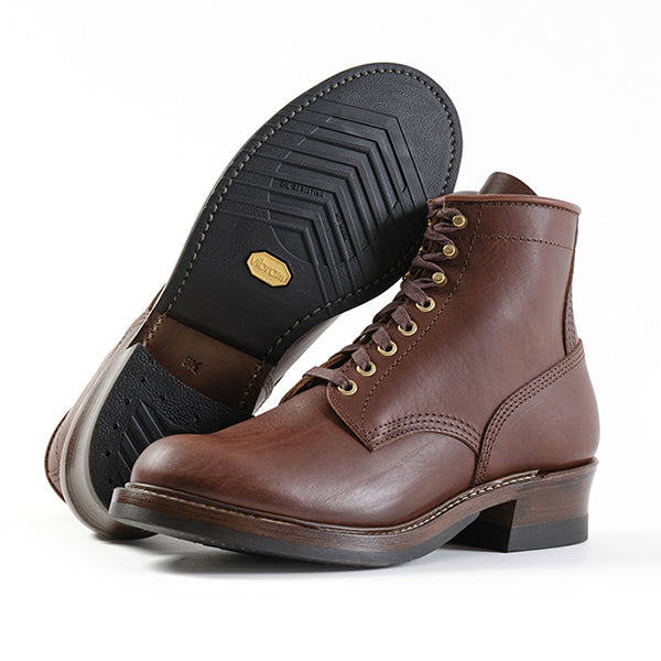 PRE-ORDER 2025 / STEELGANG SW BOOTS / BADALASSI CARLO / VEGETABLE TANNED LEATHER / TOBACCO