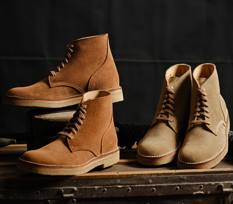 PRE-ORDER 2025 / SAHARA BOOTS KHAKI / JAPANESE SUEDE