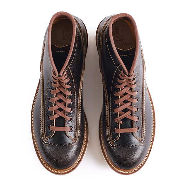 PRE-ORDER 2026 / DONKEY PUNCHER BOOTS / HORWEEN WAXED FLESH / DARK BROWN