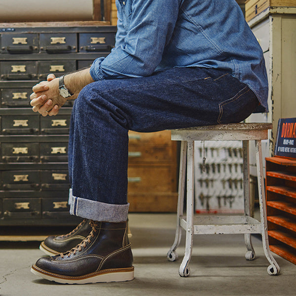 PRE-ORDER 2026 / DONKEY PUNCHER BOOTS / HORWEEN WAXED FLESH / DARK BROWN