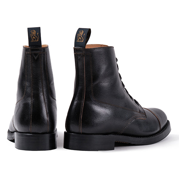 MONTGOMERY BOOTS / HORWEEN LEATHER SHF / BLACK