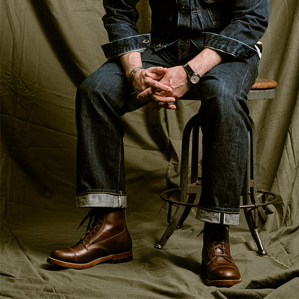 MONTGOMERY BOOTS / HORWEEN LEATHER SHF / HAVANA