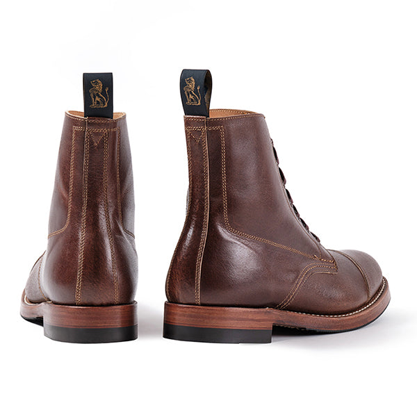 MONTGOMERY BOOTS / HORWEEN LEATHER SHF / HAVANA