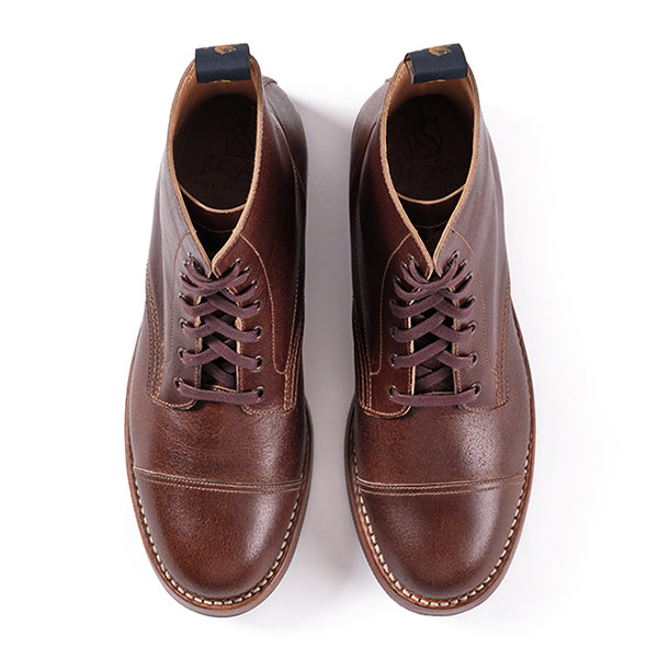 MONTGOMERY BOOTS / HORWEEN LEATHER SHF / HAVANA
