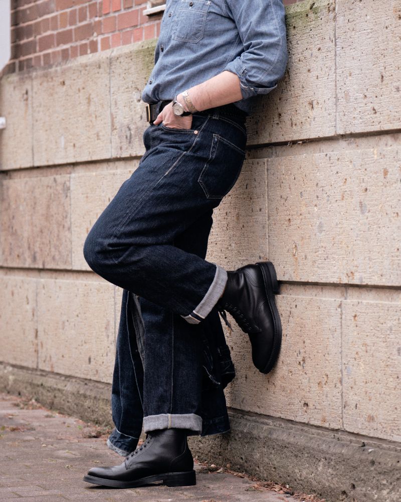 PRE-ORDER 2026 / HIGHLAND BOOTS / SHINKI HIKAKU HORSEHIDE / BLACK