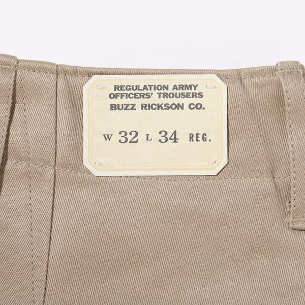 EARLY MILITARY CHINOS 1945 MODEL / BEIGE